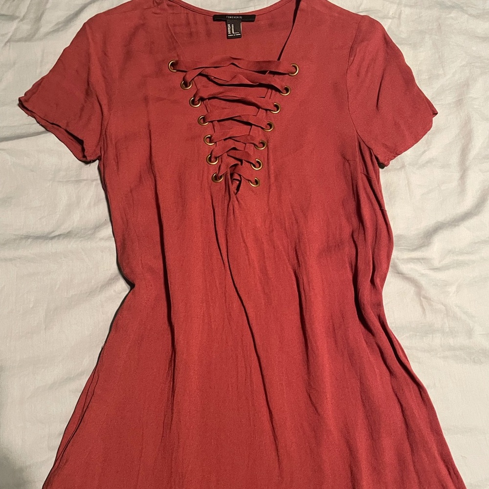 Medium red/burgundy dress used once